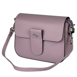 Сумка крос-боді жіноча шкіряна Karya 5068-082 світло-фіолетова