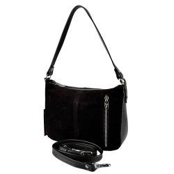 Сумка женская кожаная с замшевой вставкой Vito Torelli 1068 6010/1210 темно-коричневая