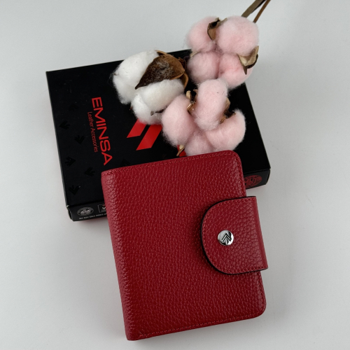 Кошелек женский кожаный Eminsa 2154 18-5 красный