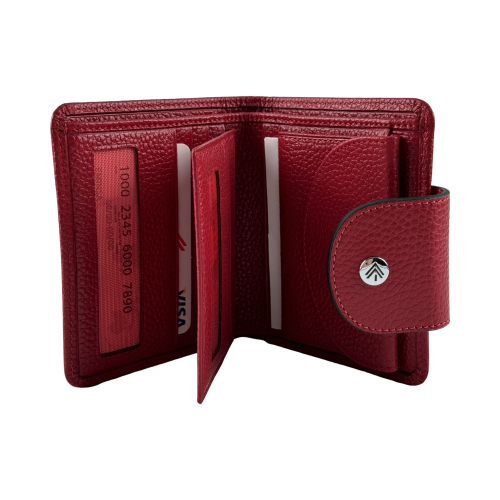 Кошелек женский кожаный Eminsa 2154 18-5 красный