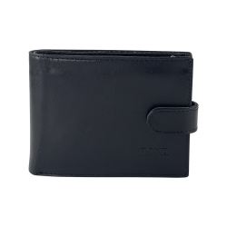 Гаманець чоловічий шкіряний гладкий Bond 529-1 чорний