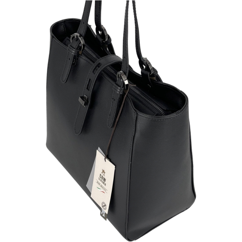 Сумка женская кожаная Genuine Leather 05415 черная