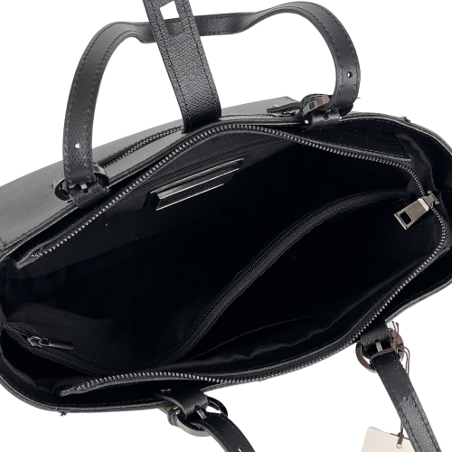 Сумка женская кожаная Genuine Leather 05415 черная