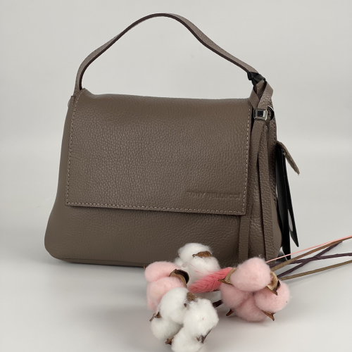 Сумка жіноча шкіряна Tony Bellucci 0059-213 світло-коричнева​