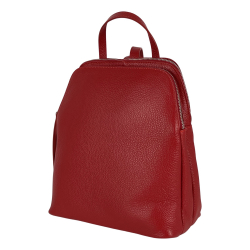 Рюкзак жіночий шкіряний Genuine Leather 05919 D58 червоний