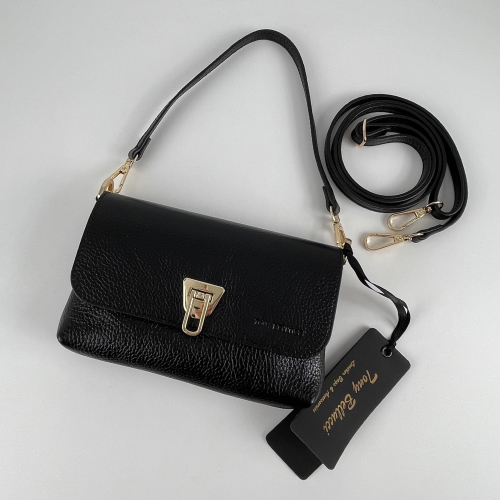 Сумка жіноча шкіряна Tony Bellucci 0778-281 чорна