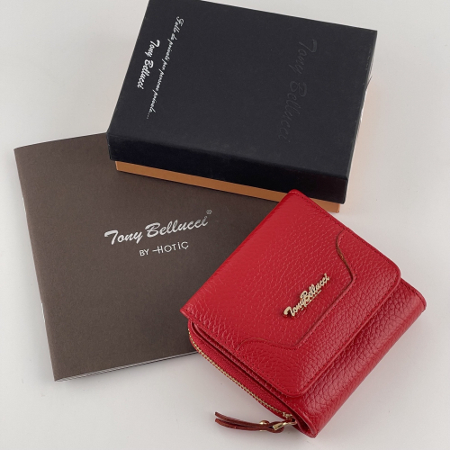 Кошелек женский кожаный Tony Bellucci 864-282 красный
