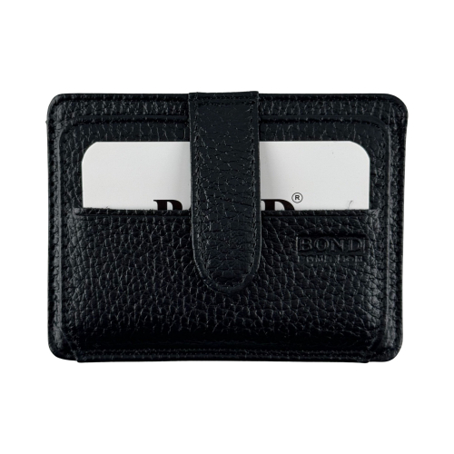 Гаманець картхолдер шкіряний Bond Non 132-281 чорний