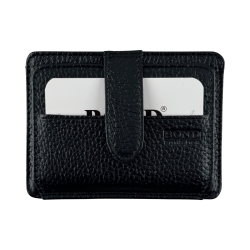 Гаманець картхолдер шкіряний Bond Non 132-281 чорний