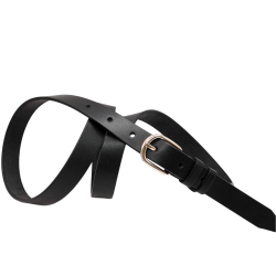 Ремень женский кожаный Кремень 05.25.00.81 черный 115 см