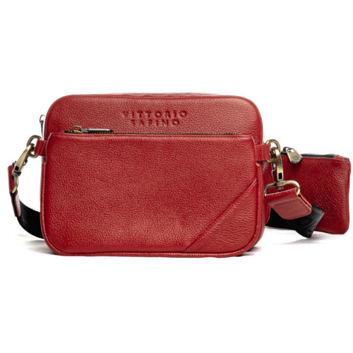 Сумка жіноча шкіряна Vittorio Safino VS 125 червона