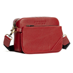 Сумка жіноча шкіряна Vittorio Safino VS 125 червона