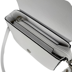 Сумка крос-боді жіноча шкіряна Karya 5068-09 біла