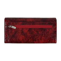 Кошелек женский кожаный лакированный Karya 1071-573 красный