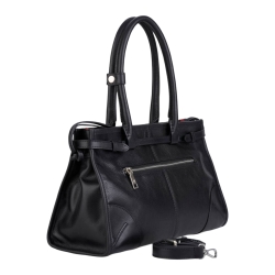 Сумка-тоут женская кожаная  Enzo Nori EN1089-KR01 черная