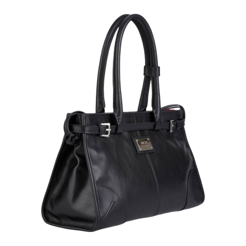 Сумка-тоут женская кожаная  Enzo Nori EN1089-KR01 черная