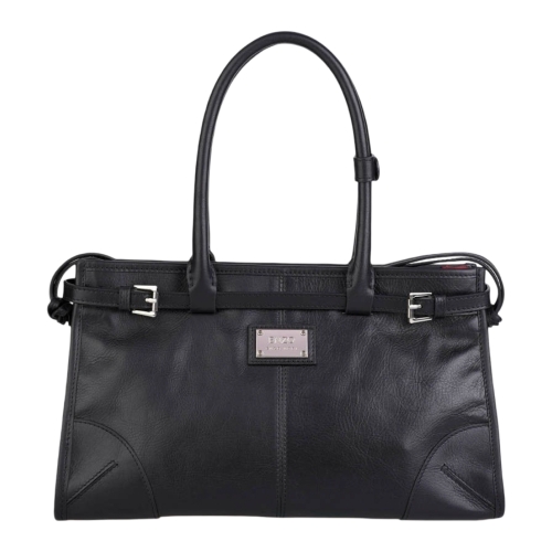 Сумка-тоут женская кожаная  Enzo Nori EN1089-KR01 черная