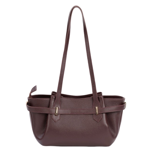 Сумка женская кожаная Enzo Nori EN1124-920 бордовая