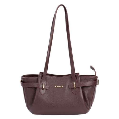 Сумка женская кожаная Enzo Nori EN1124-920 бордовая