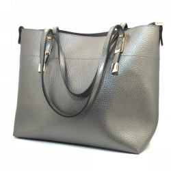 Сумка жіноча Vienca B1850 срібна