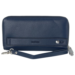 Гаманець жіночий шкіряний Eminsa 2160 темно-синій