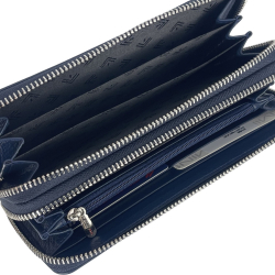 Гаманець жіночий шкіряний Eminsa 2160 темно-синій