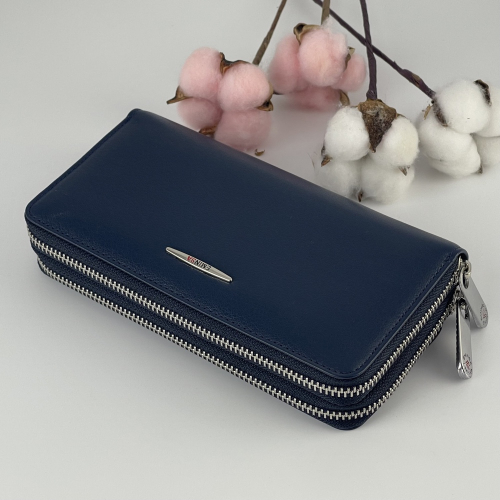 Кошелек женский кожаный Eminsa 2160 темно-синий