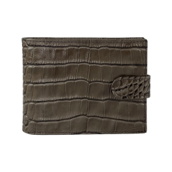 Гаманець чоловічий під крокодилячу шкіру Bond 529-354 коричневий
