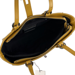 Сумка женская кожаная Genuine Leather 05415 PL36 желтая