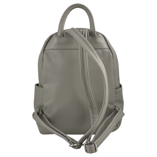 Рюкзак жіночий шкіряний Genuine Leather 543311 світло-сірий