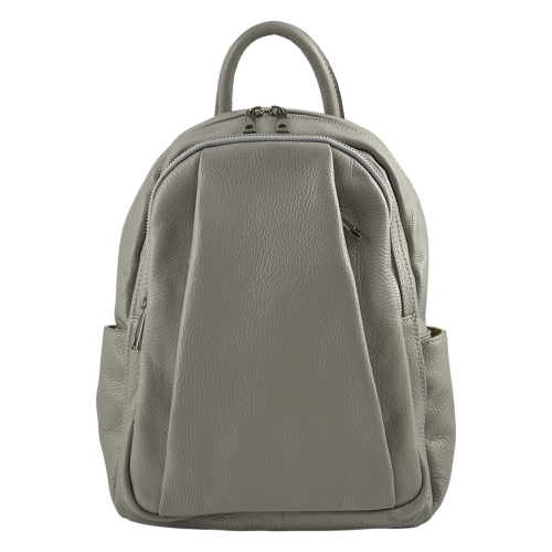 Рюкзак жіночий шкіряний Genuine Leather 543311 світло-сірий
