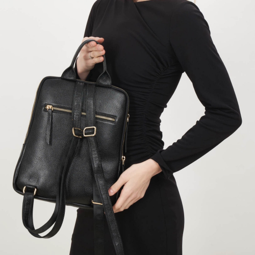 Рюкзак жіночий шкіряний Tony Bellucci 0900-281 чорний