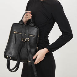Рюкзак жіночий шкіряний Tony Bellucci 0900-281 чорний