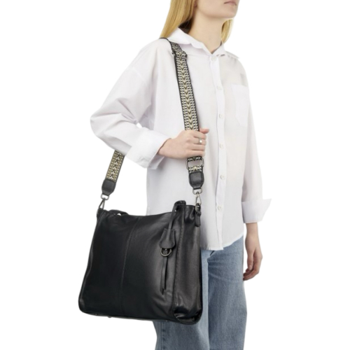 Сумка жіноча шкіряна Bags4Life 2026 чорна