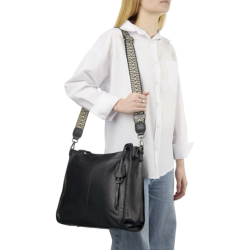 Сумка жіноча шкіряна Bags4Life 2026 чорна