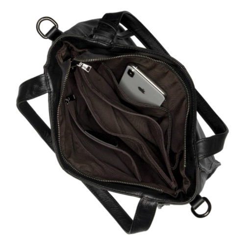 Сумка жіноча шкіряна Bags4Life 2026 чорна