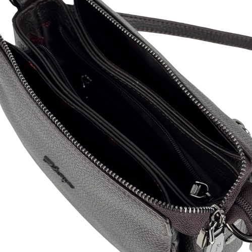 Сумка жіноча шкіряна Karya 5069-39 темно-коричнева