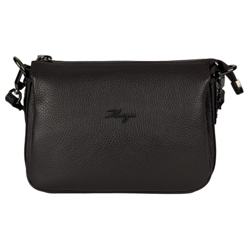 Сумка жіноча шкіряна Karya 5069-39 темно-коричнева