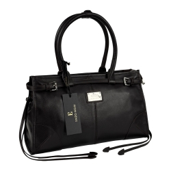 Сумка-тоут женская кожаная Enzo Nori EN1089-KR04 темно-коричневая