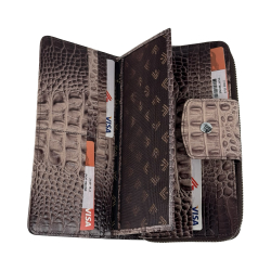 Кошелек женский кожаный Eminsa 2149 15-3 коричневый