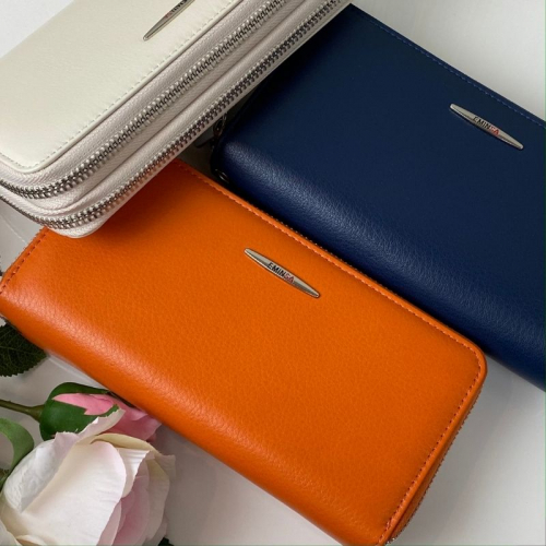 Кошелек женский кожаный Eminsa 2160 оранжевый