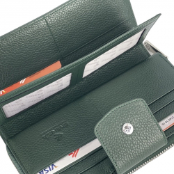 Кошелек женский кожаный Eminsa 2149 18-16 зеленый