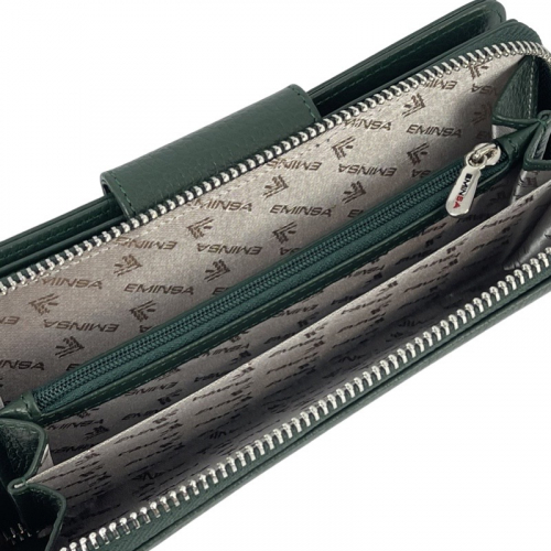 Кошелек женский кожаный Eminsa 2149 18-16 зеленый