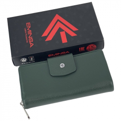 Кошелек женский кожаный Eminsa 2149 18-16 зеленый