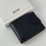 Кошелек мужской кожаный Bond 529-281-282 черный (внутри красный)