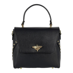 Сумка жіноча шкіряна Genuine Leather 1053 чорна