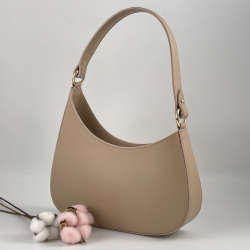 Сумка жіноча шкіряна Genuine Leather 854500025 пудрова