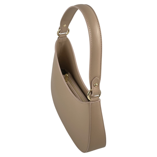 Сумка жіноча шкіряна Genuine Leather 854500025 пудрова