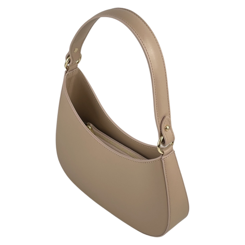 Сумка жіноча шкіряна Genuine Leather 854500025 пудрова