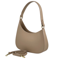 Сумка жіноча шкіряна Genuine Leather 854500025 пудрова